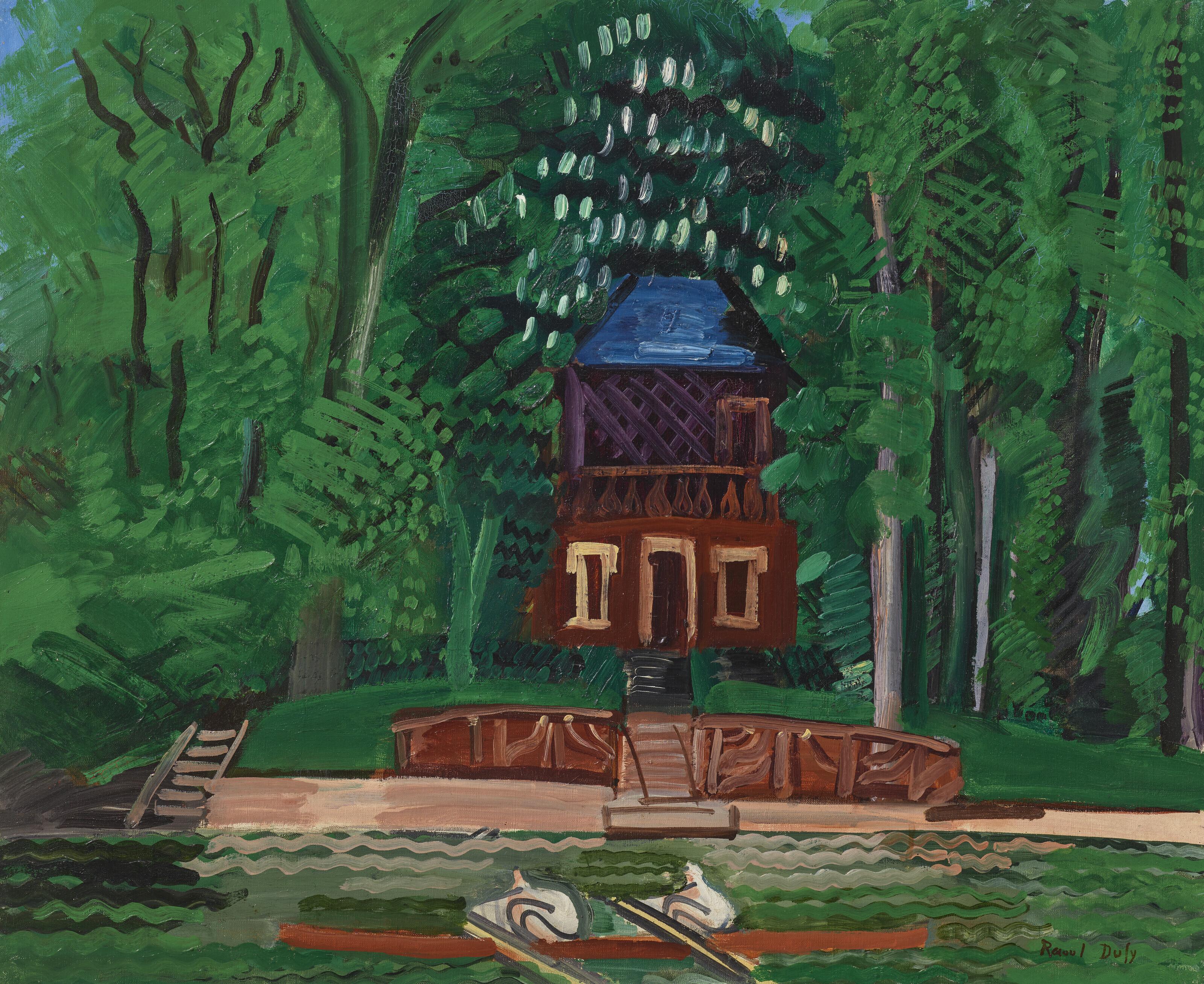 Raoul Dufy - Les canotiers sur la Marne