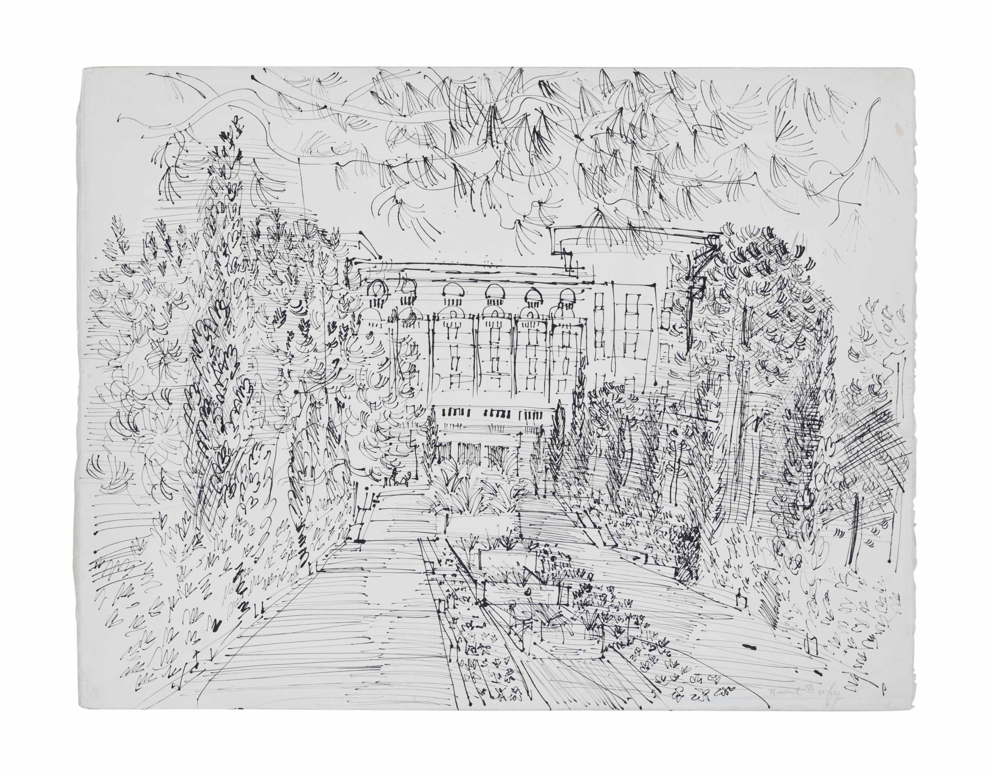 Raoul Dufy - Les Jardins Du Val D\'Esquières