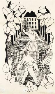 Raoul Dufy - Les jouers de tennis