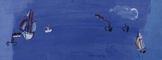Raoul Dufy - Les navires vers le large