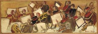 Raoul Dufy - Les pupitres des violons