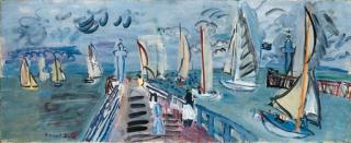 Raoul Dufy - Les régates sous la pluie