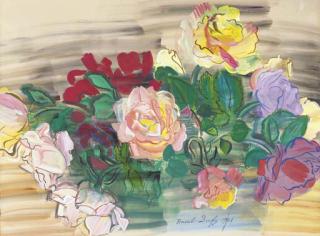 Raoul Dufy - Les roses
