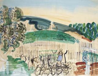 Raoul Dufy - Les Vignerons En Provence