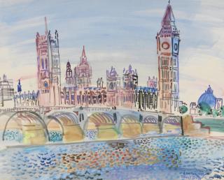 Raoul Dufy - Londres, le Parlement