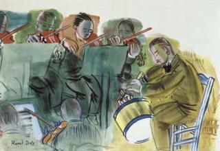 Raoul Dufy - L\'orchestre ou les cinq musiciens