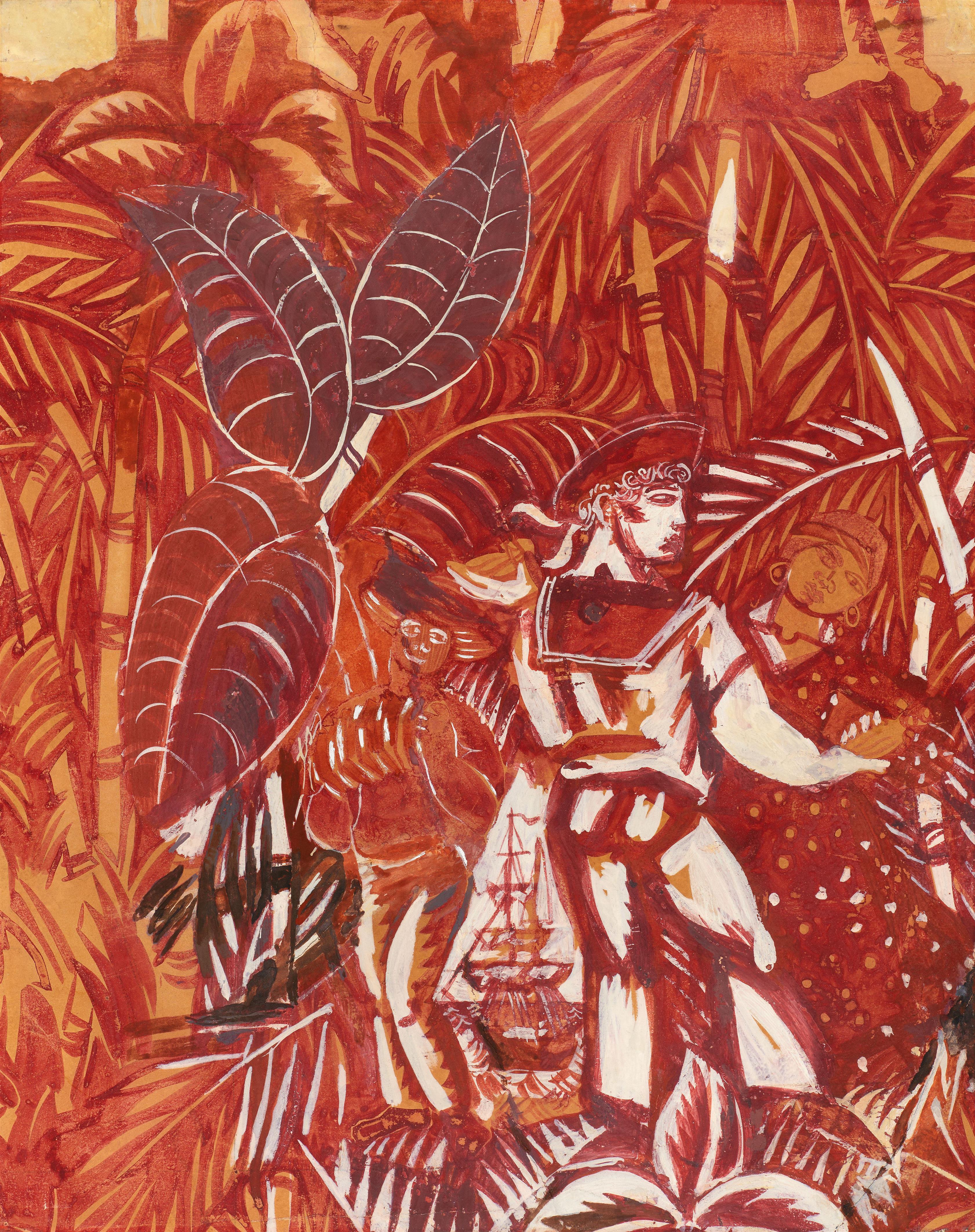 Raoul Dufy - Marin au Bal Antillais