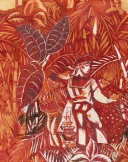 Raoul Dufy - Marin au Bal Antillais