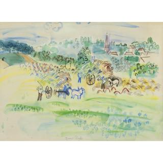 Raoul Dufy - Moisson En Normandie