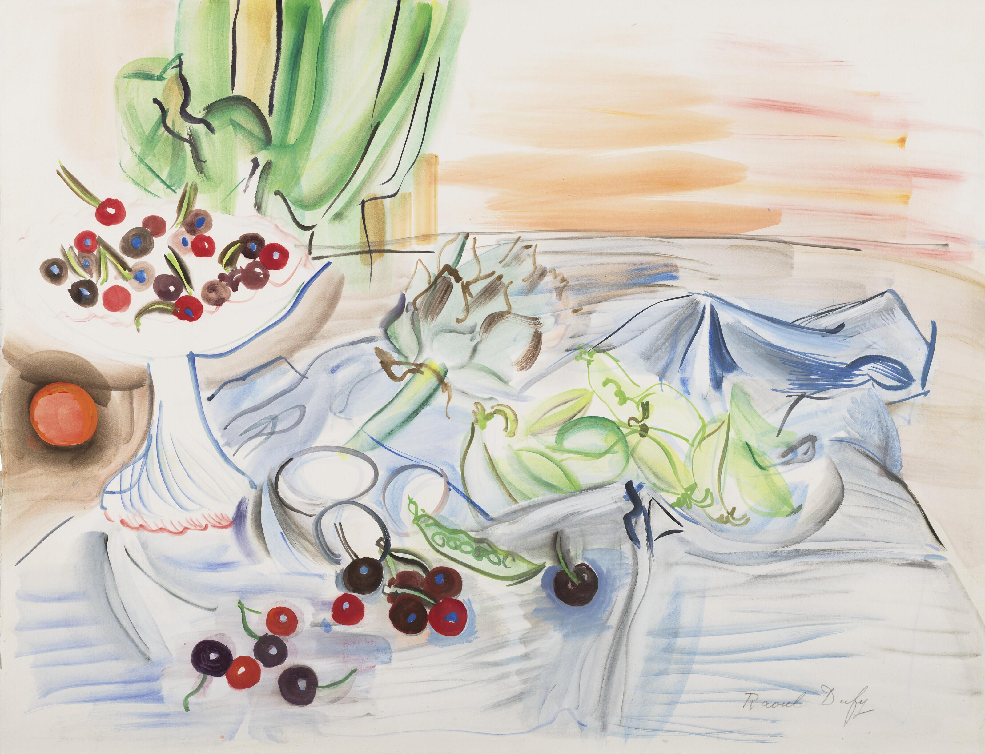 Raoul Dufy - Nature morte à l\'artichaut