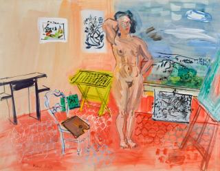 Raoul Dufy - Nu Dans L\'Atelier