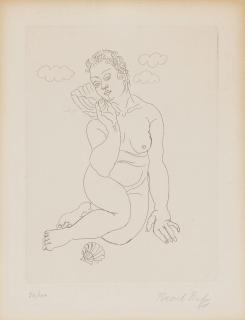 Raoul Dufy - Nude with Sea Shells