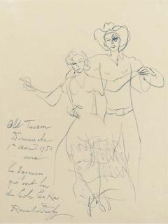 Raoul Dufy - Old Tuscon, Square Dancers