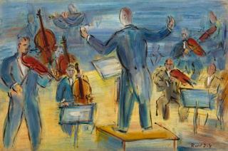 Raoul Dufy - Orchestre Au Pupitre