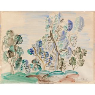 Raoul Dufy - Paysage Aux Oliviers