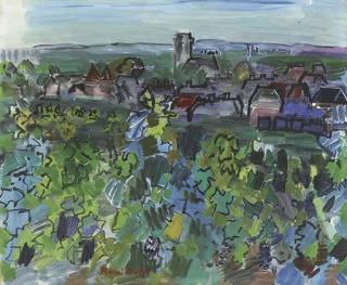 Raoul Dufy - Paysage de Bourgogne