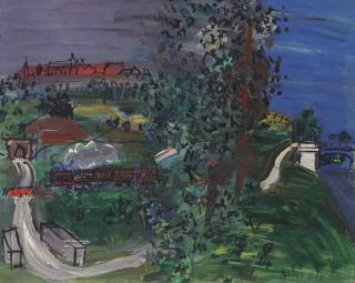 Raoul Dufy - Paysage de Langres