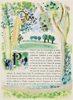 Raoul Dufy - Paysage De Normandie