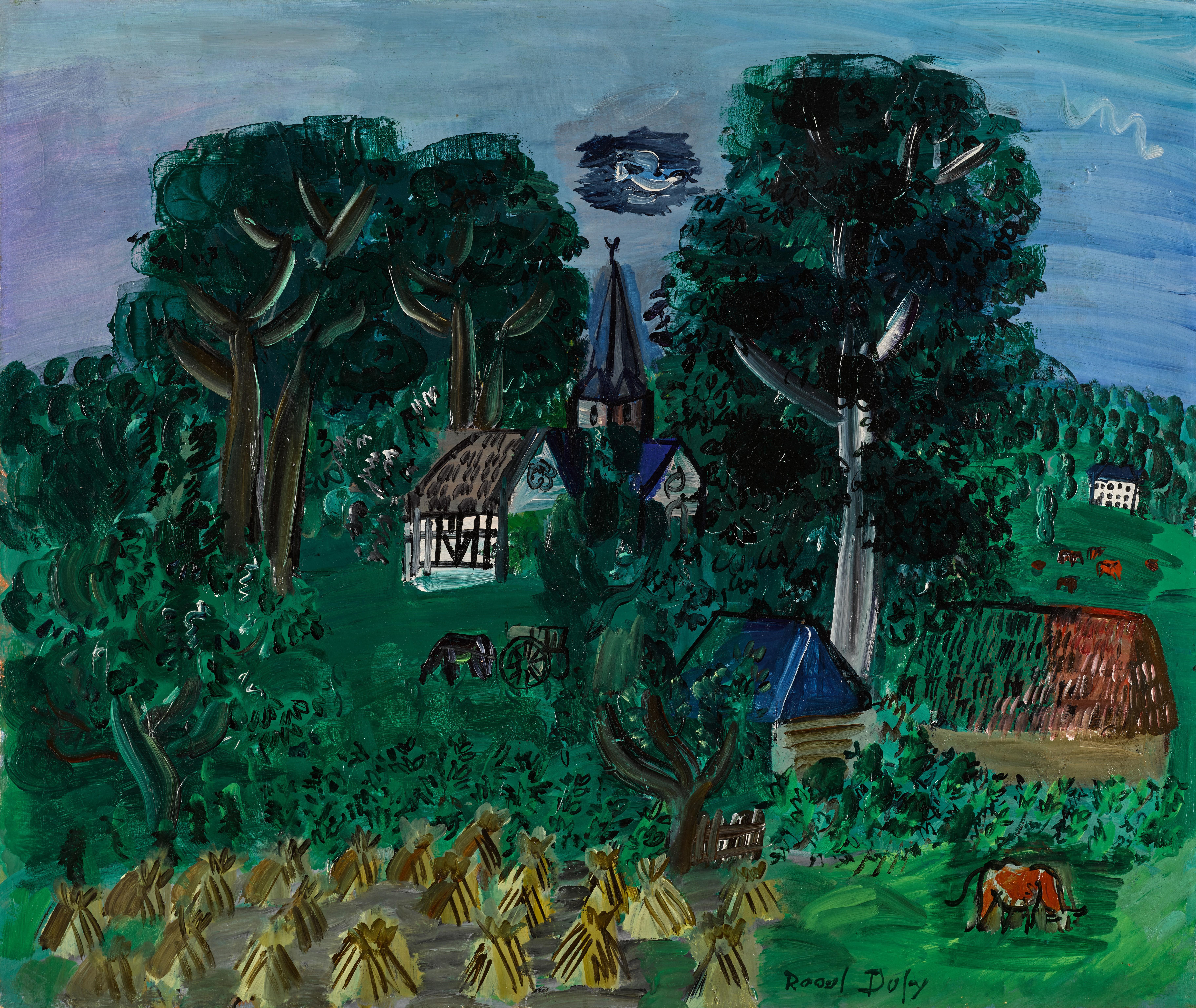 Raoul Dufy - Paysage de Normandie