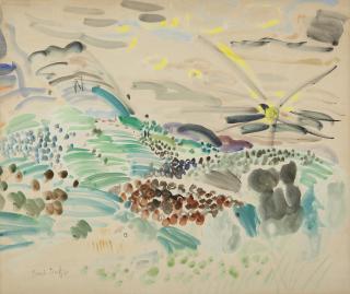 Raoul Dufy - Paysage du midi au soleil