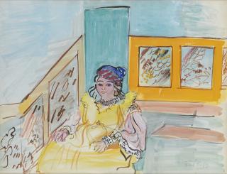 Raoul Dufy - Portrait De Femme