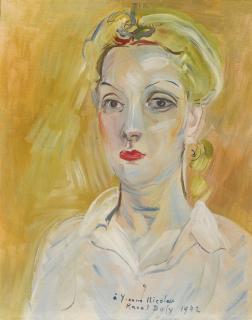 Raoul Dufy - Portrait De Femme