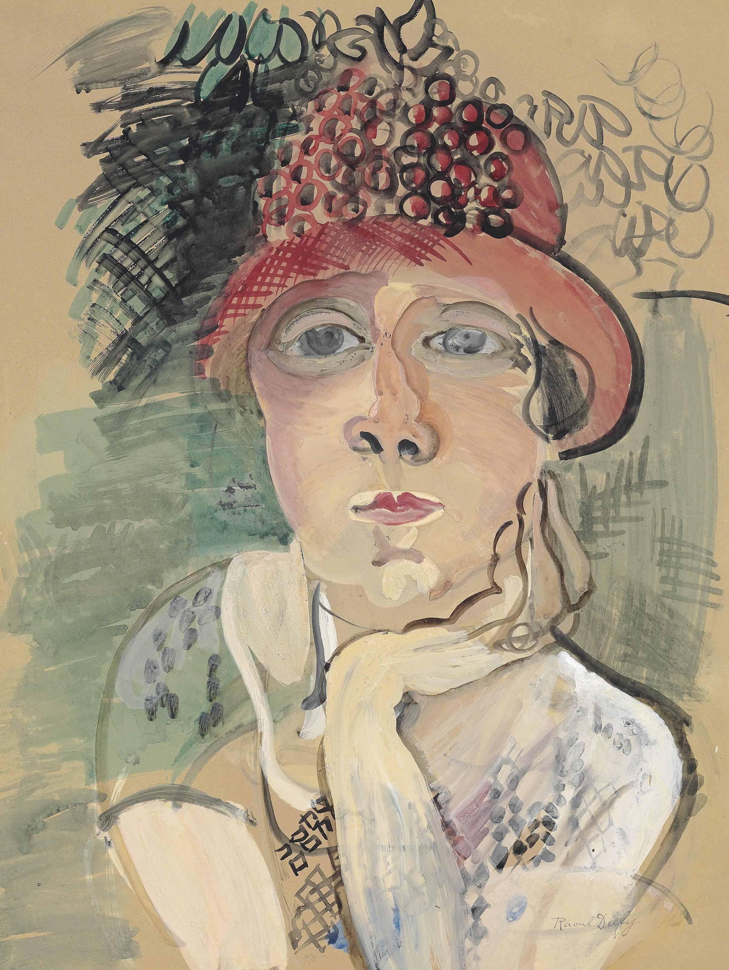 Raoul Dufy - Portrait de Madame Raoul Dufy