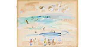 Raoul Dufy - Promenade au bord de la mer