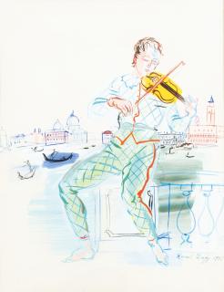 Raoul Dufy - Raoul Dufy | Arlequin À Venise, Violon Jaune