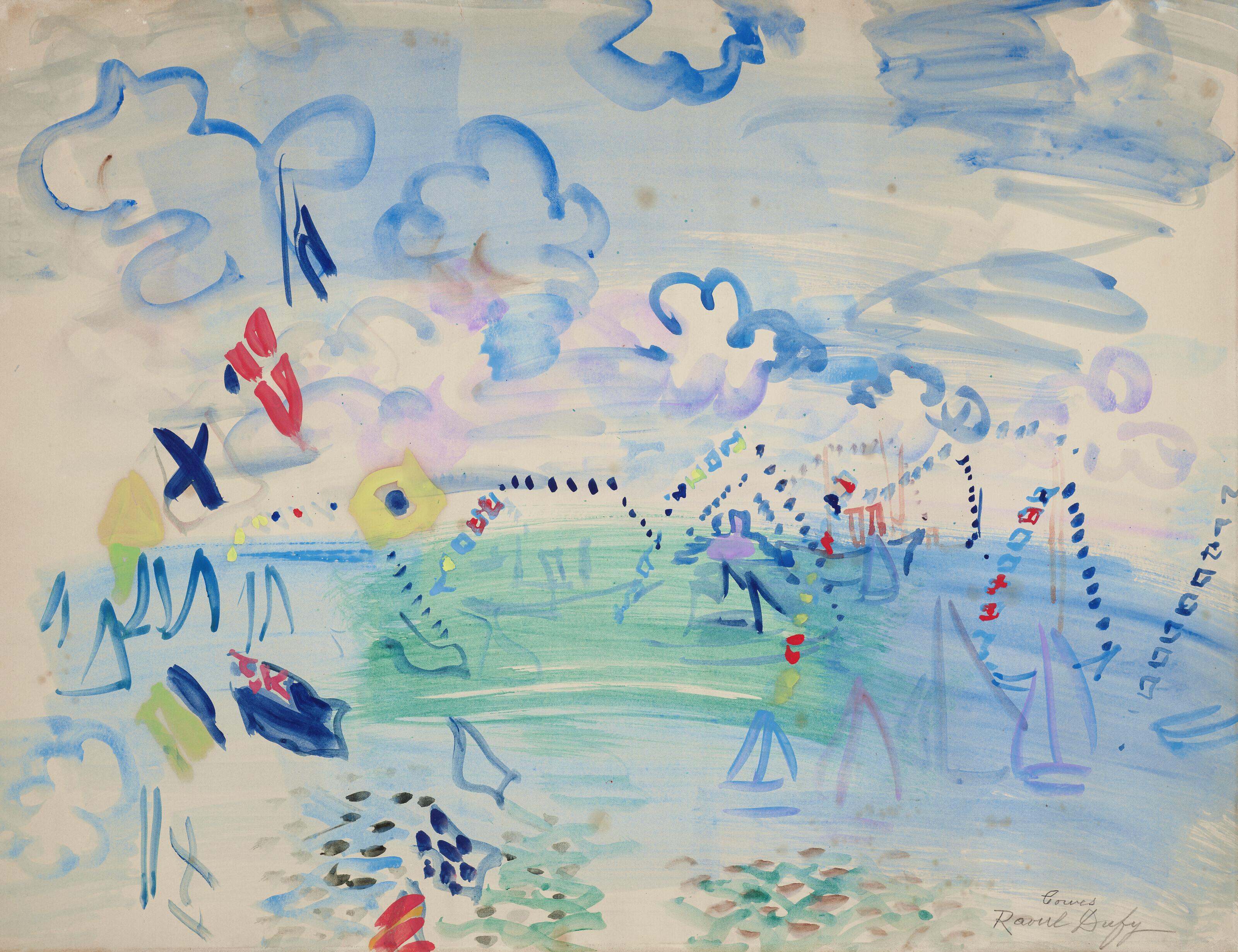Raoul Dufy - Régates à Cowes