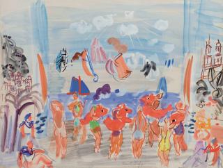 Raoul Dufy - Régates dans le midi