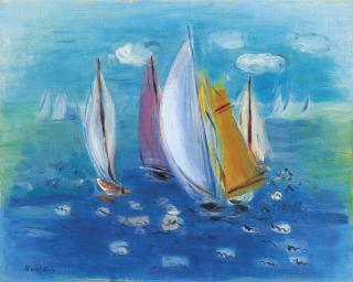 Raoul Dufy - Régates des six mètres