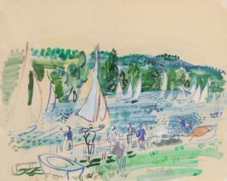 Raoul Dufy - Régates Sur Le Fleuve