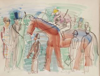 Raoul Dufy - Rentrée Au Paddock