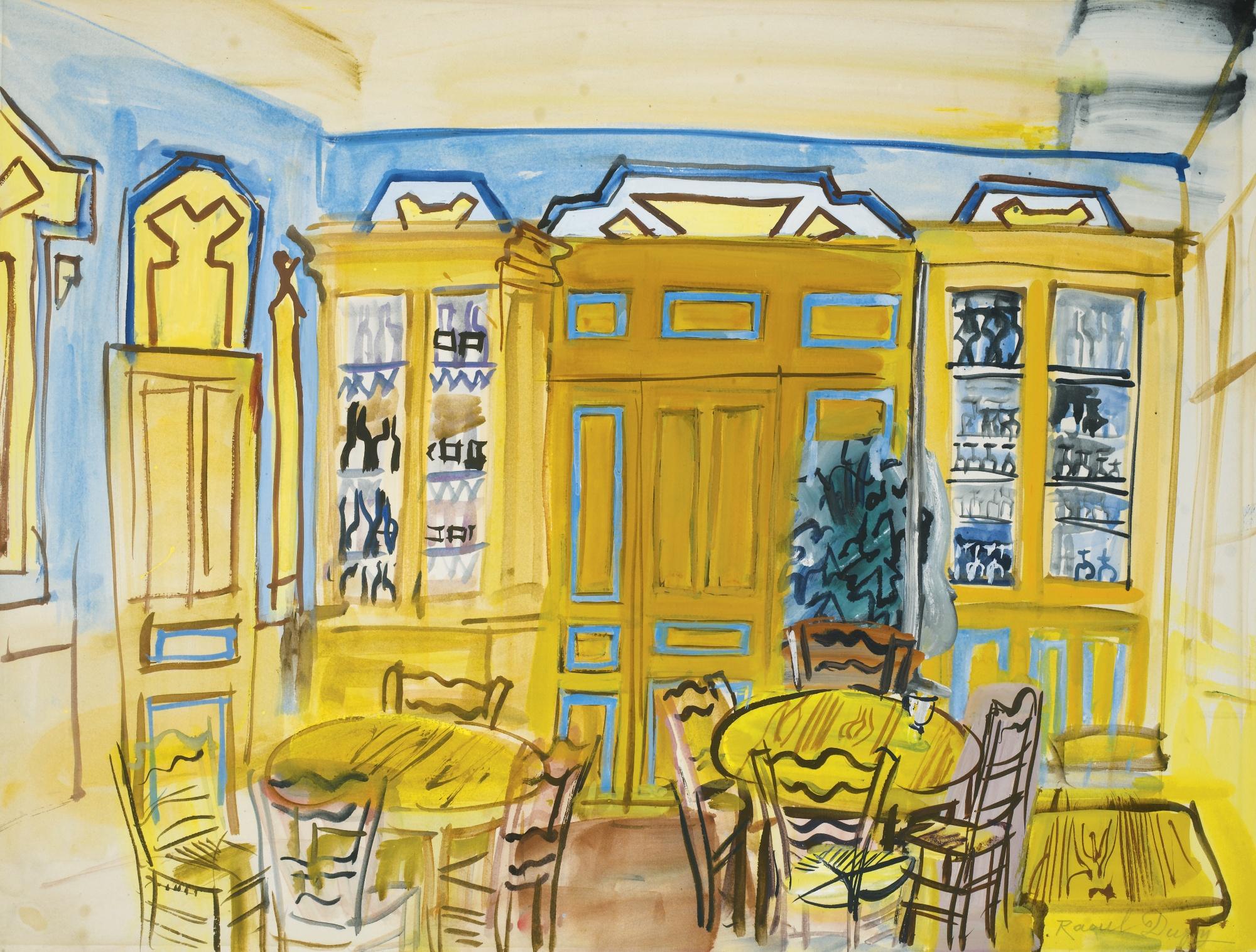 Raoul Dufy - Scène De Café