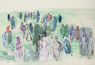 Raoul Dufy - Sur La Pelouse