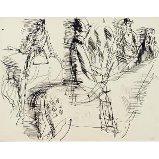 Raoul Dufy - Trois Cavaliers