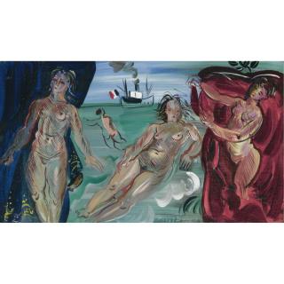 Raoul Dufy - Trois Nus Au Cargo