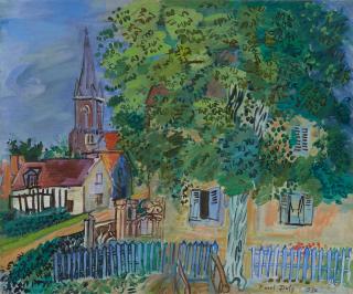 Raoul Dufy - Village En Normandie