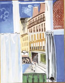 Raoul Dufy - Vue de L\'Atelier de Dufy Sur L\'Impasse Guelma