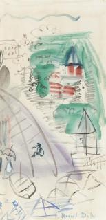 Raoul Dufy - Vue de Sainte-Addresse