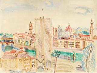 Raoul Dufy - Vue panoramique de Florence