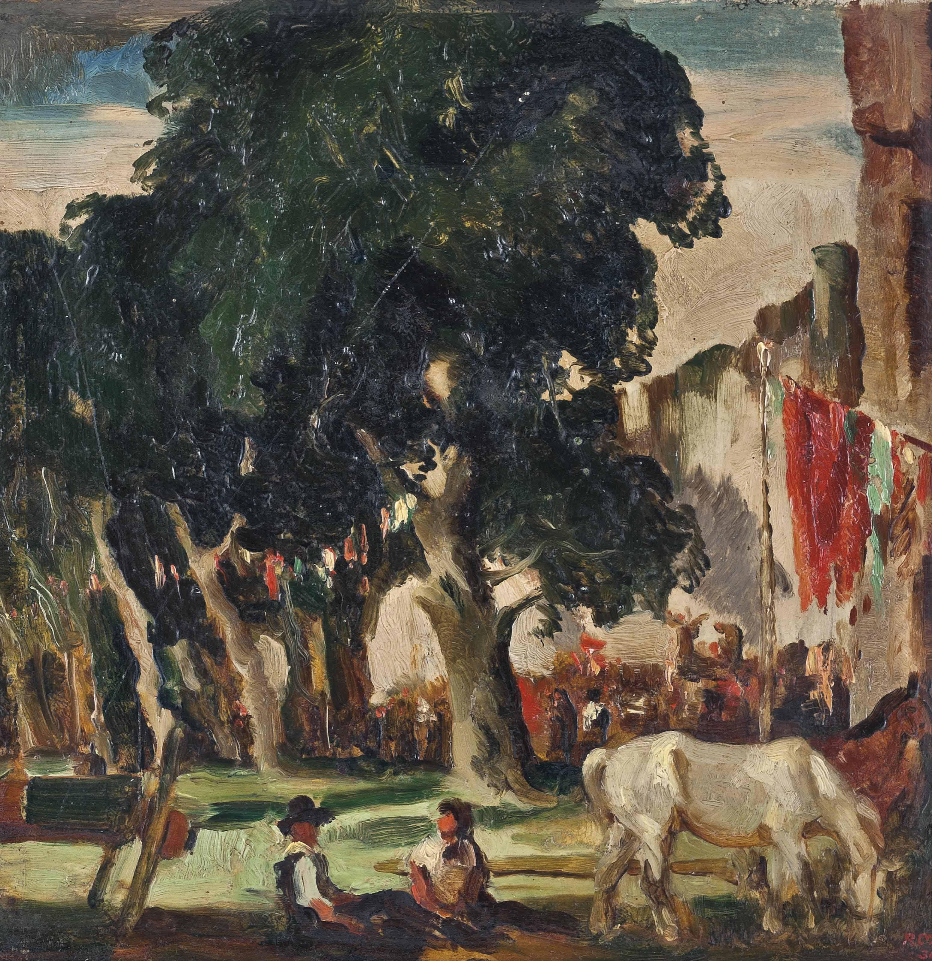 Raoul H. Millais - Sketch for Pageant