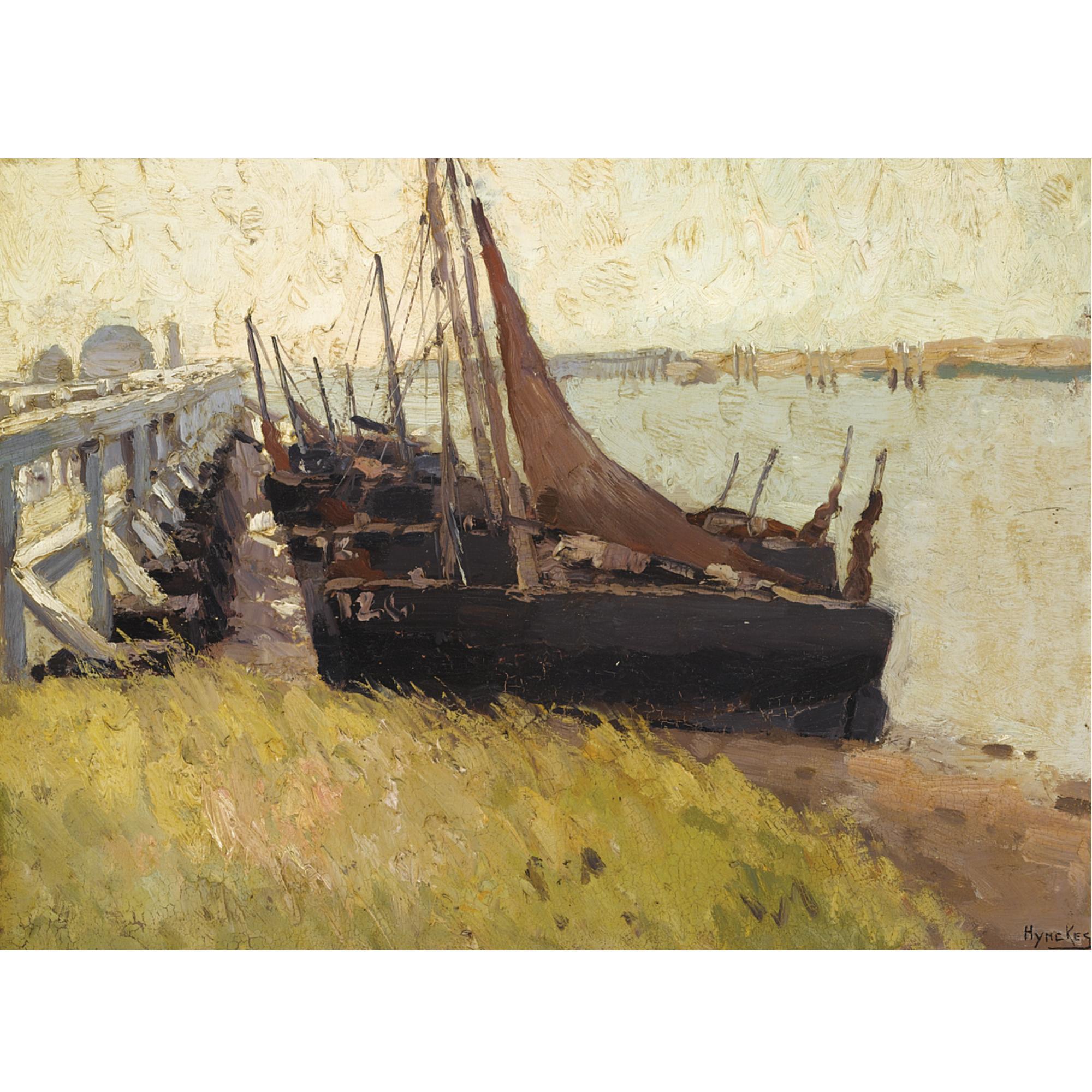 Raoul Hynckes - Boats On The Beach
