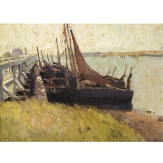 Raoul Hynckes - Boats On The Beach