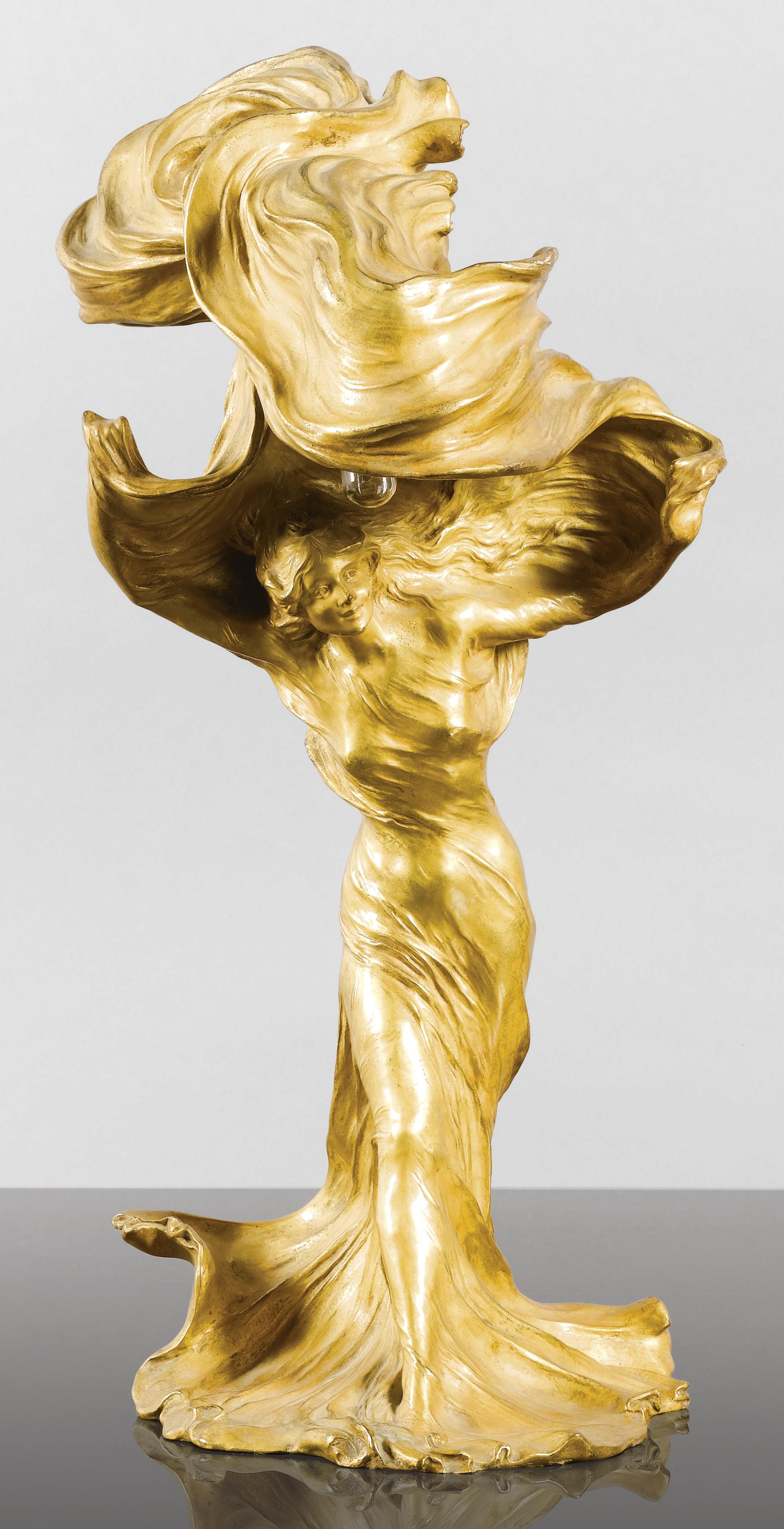 Raoul Larche - \'La Loie Fuller\' Lamp