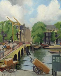 Raoul Martinez - De Magere brug in Amsterdam