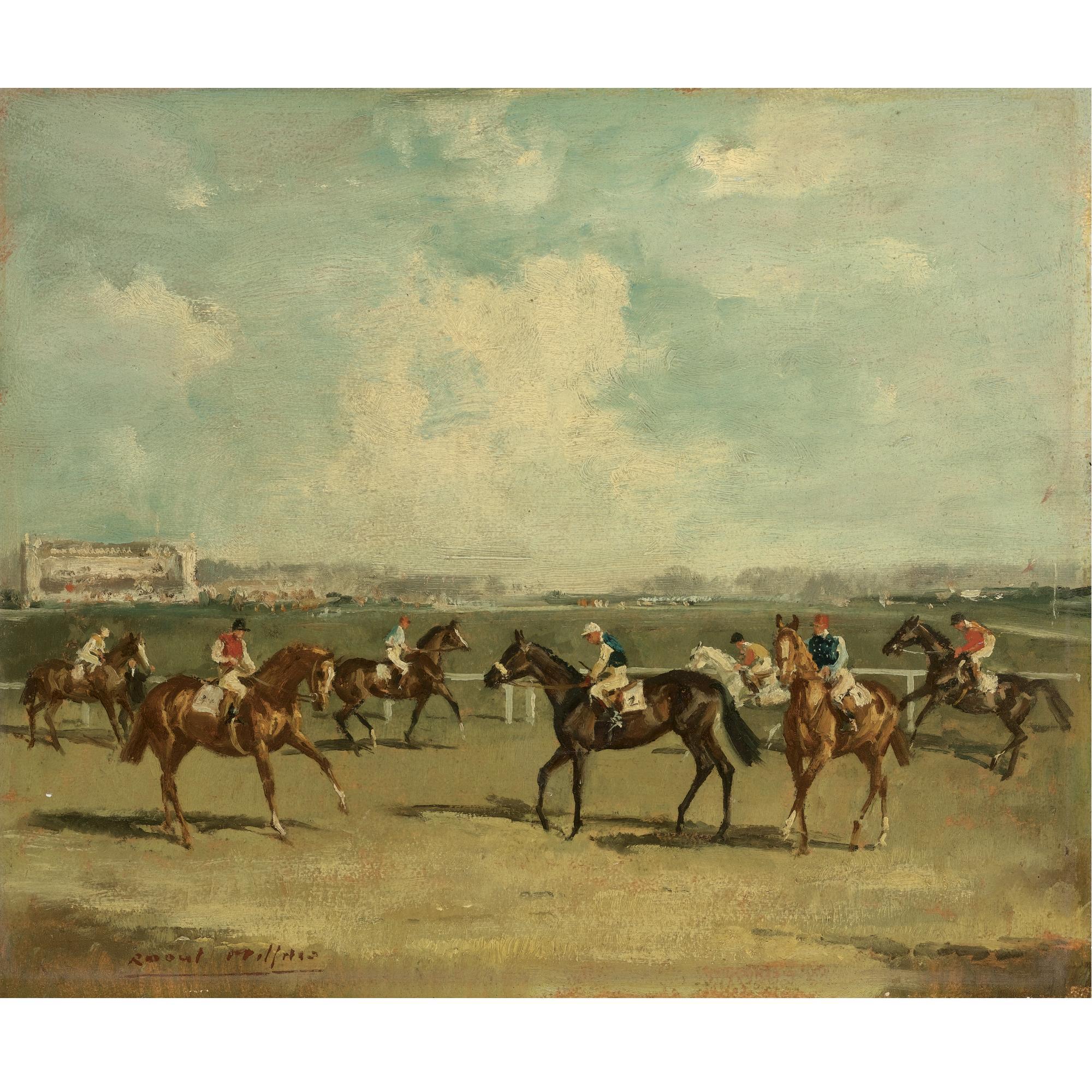 Raoul Millais - British Racing At Ascot