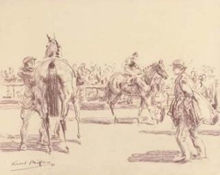 Raoul Millais - In the paddock