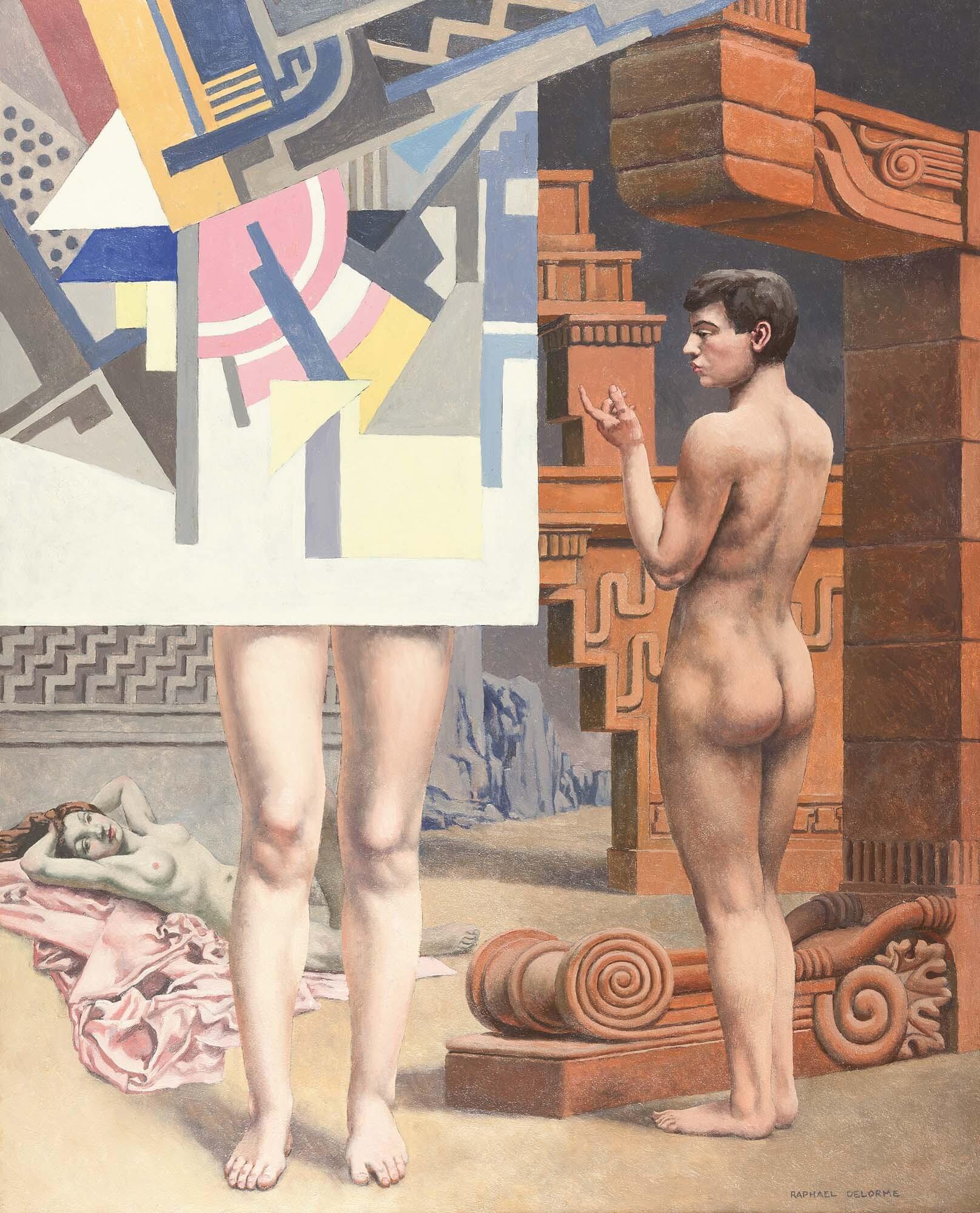 Raphael Delorme - Figuren in Architektur.